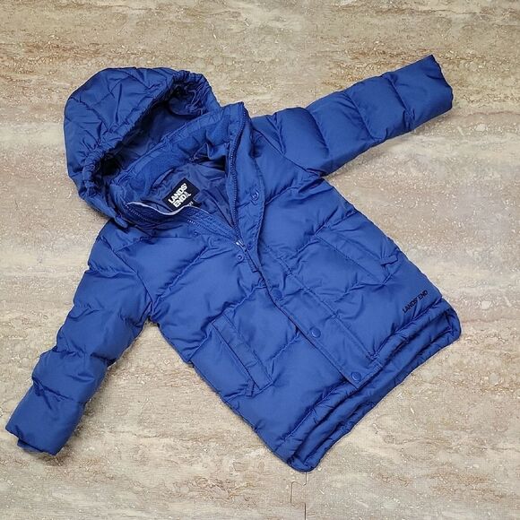 LANDS END YOUTH WINTER JACKET SIZE 2 TO 3 (XXS) 100%poly WITH OUTDR DUCK INSIDE! - Picture 1 of 7